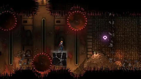 Arte oficial de Castlevania: Belmont's Curse com a personagem Rose