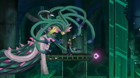 Arte oficial de Castlevania: Belmont's Curse com Rose em Paris