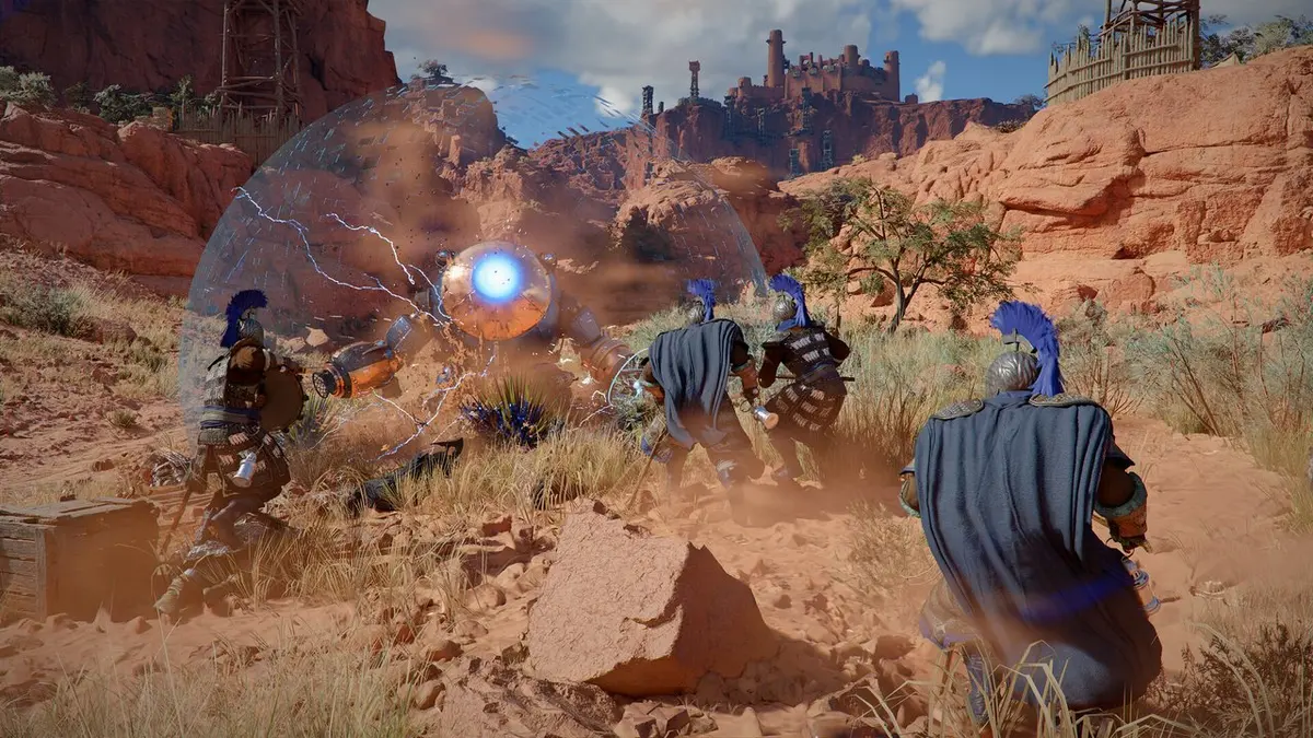 Imagem oficial de Crimson Desert, jogo de ação e aventura em mundo aberto da Pearl Abyss