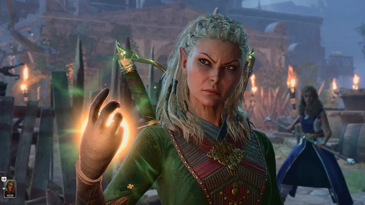 Arte oficial de Baldur's Gate 3 com personagens do RPG da Larian