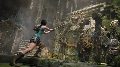 Arte oficial de Lara Croft em Tomb Raider: Legacy of Atlantis